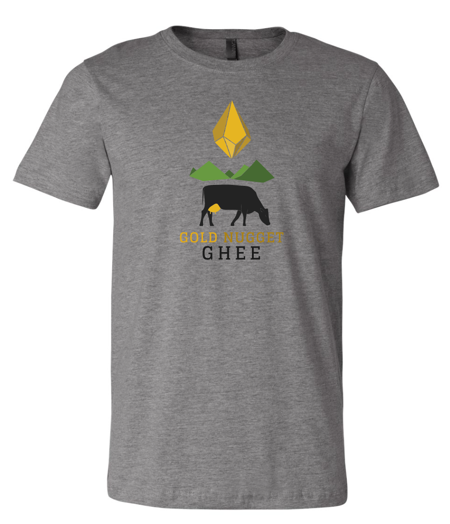 Gold Nugget Ghee logo t-shirt